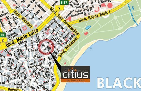 Citius Hotel Varna Ngoại thất bức ảnh